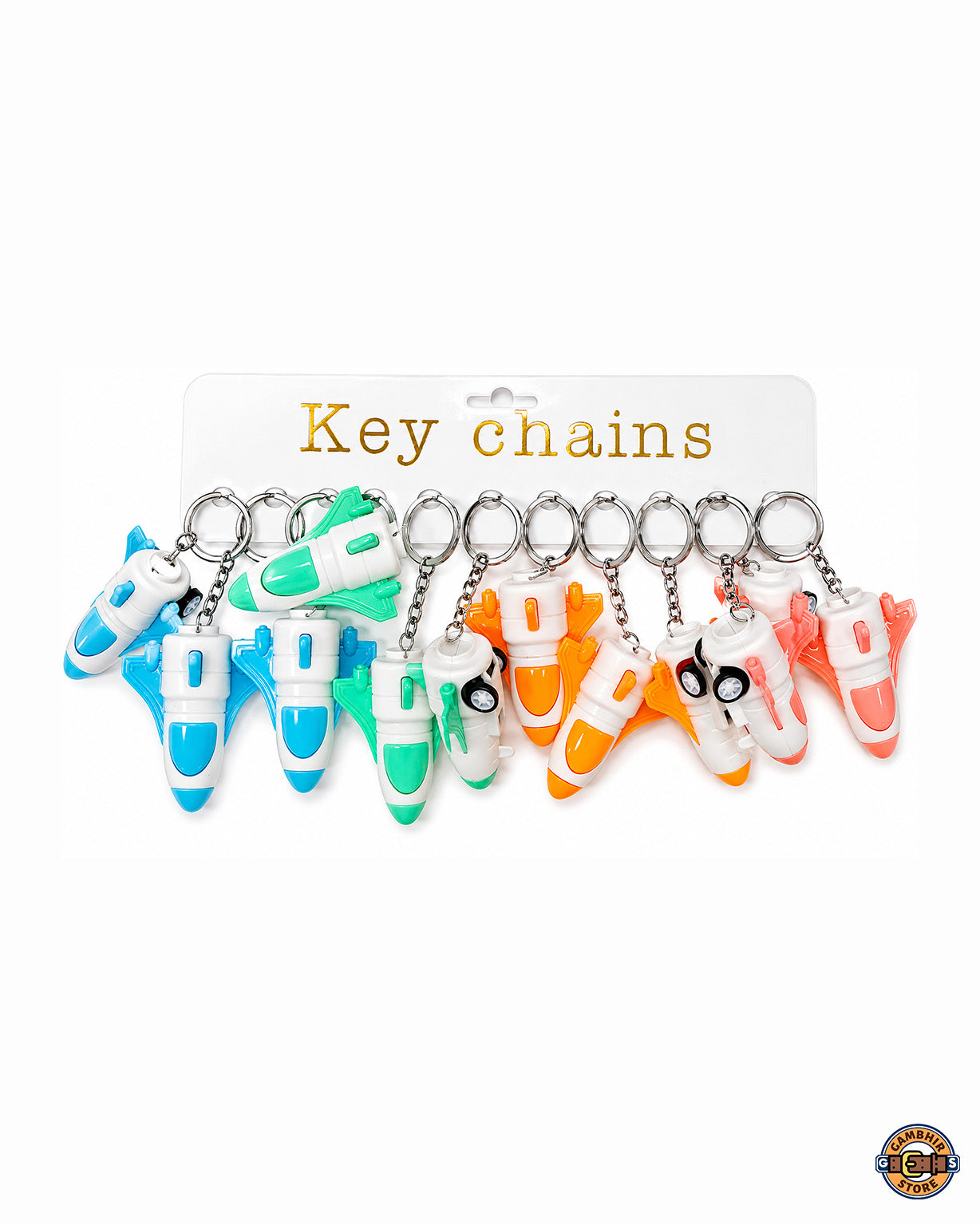 Rocket Push & Pullback KeyRing