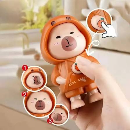 Small Face Changer Keychain | Rotating Face toy - Kids favorite | Mix Characters face Designs