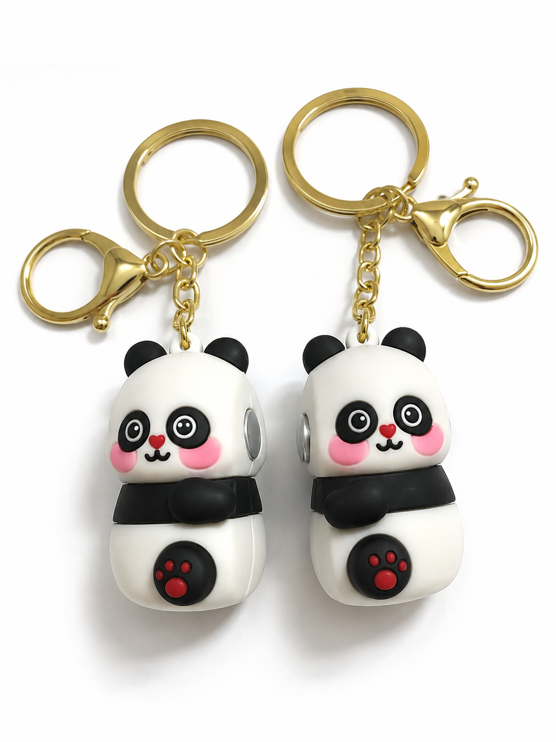 Magnetic Panda Couple/Twin Keychain | Bag charm n Keychain | Big size | Heavy Quality
