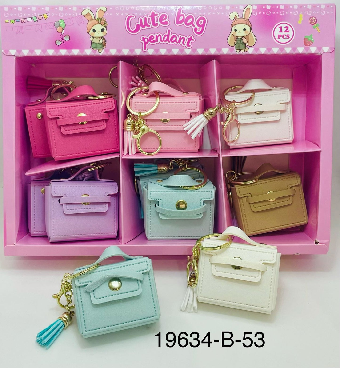 Mini Earpod’s/Coins Bag charm|Solid Colors |Mix colors|