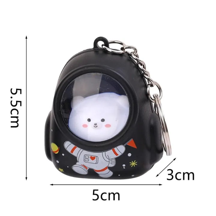 Cat Bag Cute Night Light Keychains| MIX Colors| Bell n Hook For bag charm | Kids Favorites