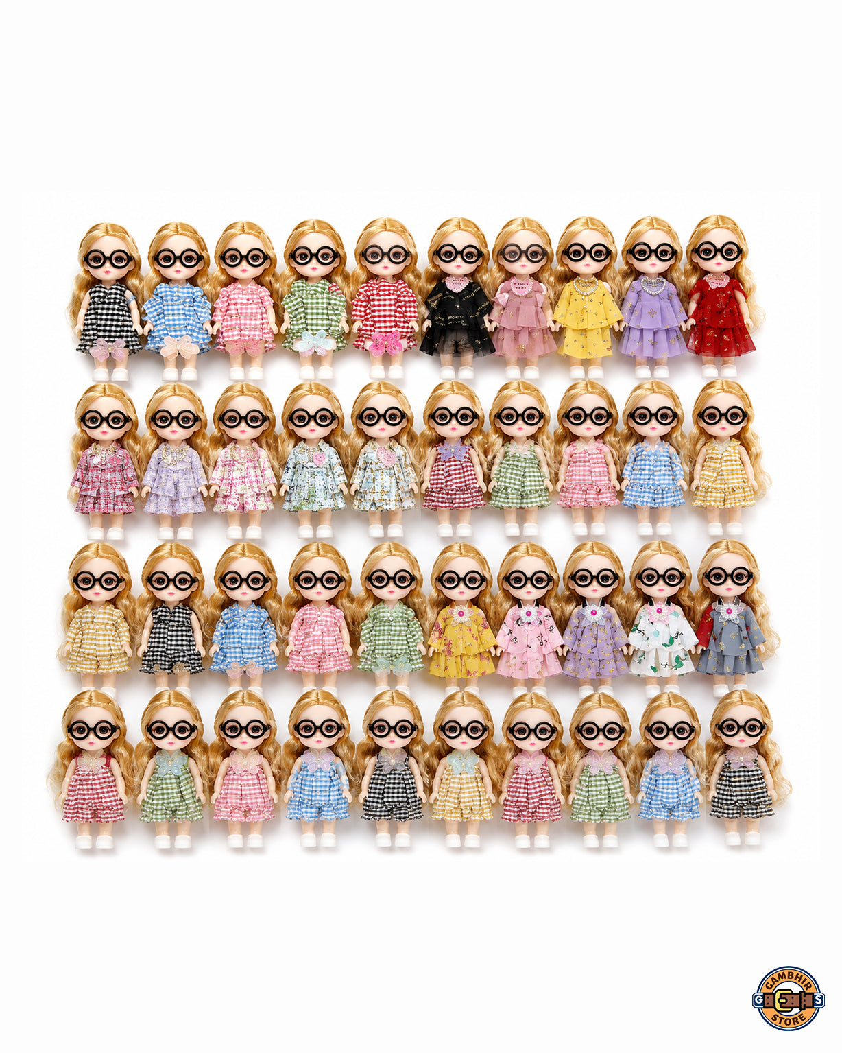 Cute Doll Keychain with Movable Arms & Legs|chasma doll