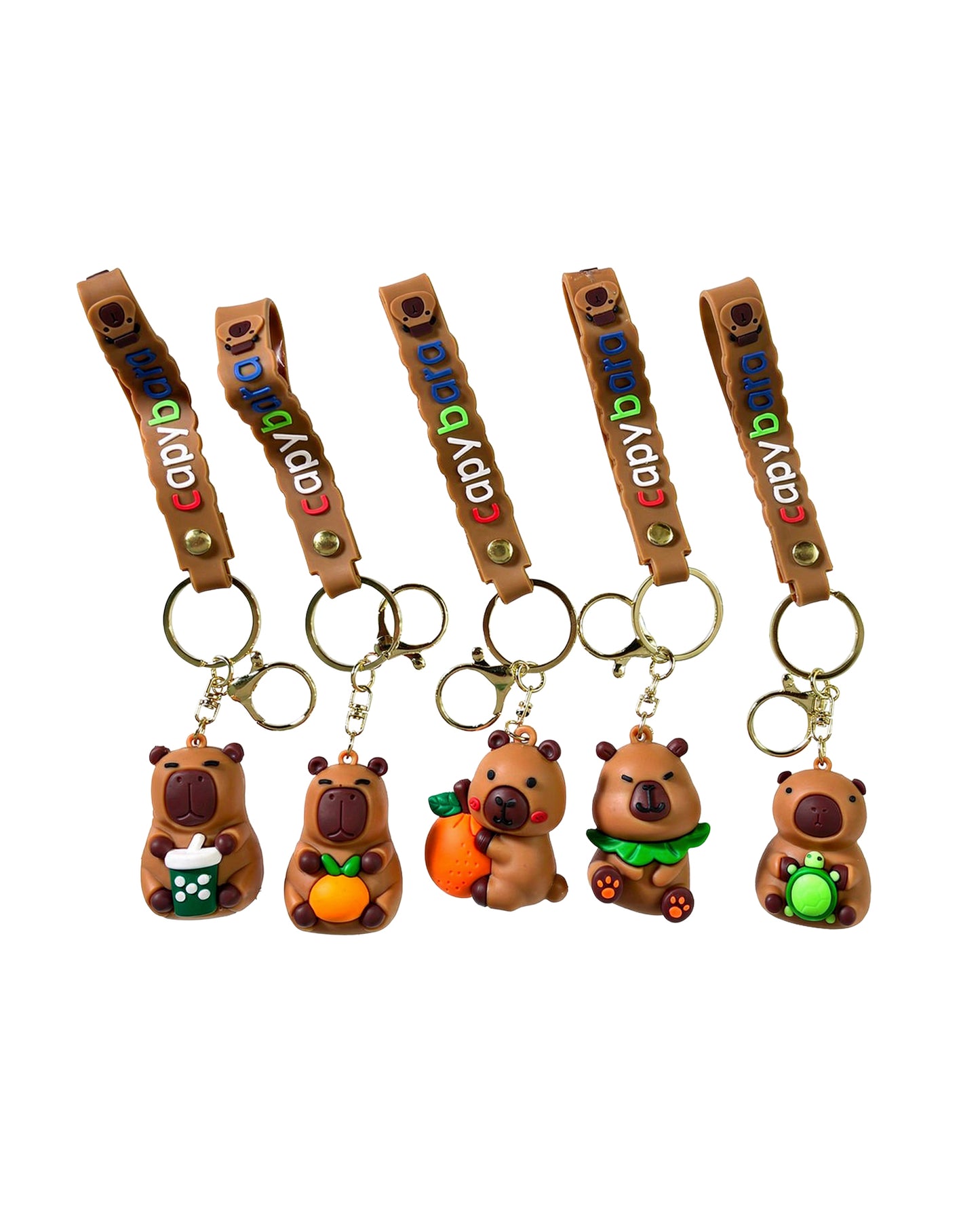 Capybara Keychain, Cute Keychains