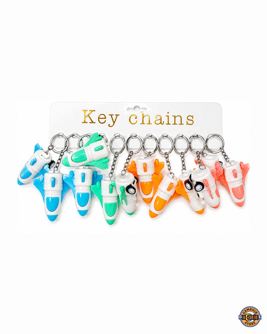 Rocket Push & Pullback KeyRing