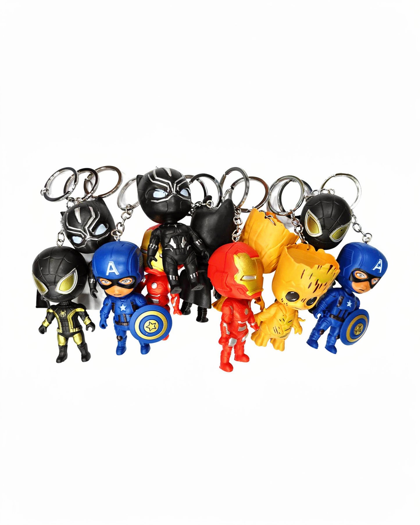 Marvel Avengers Keychains | Mix Designs | Plastic Materials