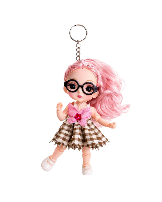 Cute Doll Keychain with Movable Arms & Legs|chasma doll