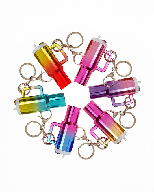 Hologrpahic Tumbler bag charm | Coins, Lipstick keeper |Mix colors Packet