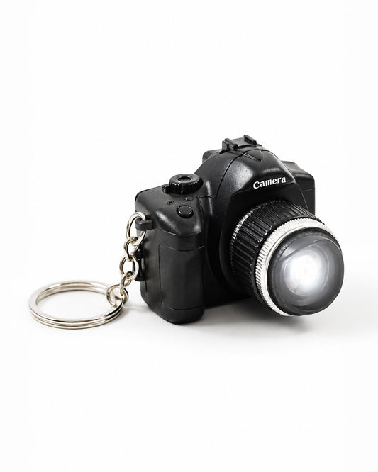 Camera Keychain with Light & Sound | Click Button Flash Light & Shutter Sound