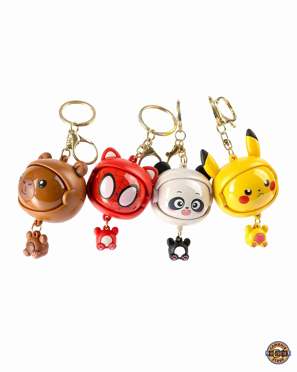 Kawaii Mood Flip Character Keychain ✨ | Cute Face Change Bag Charm