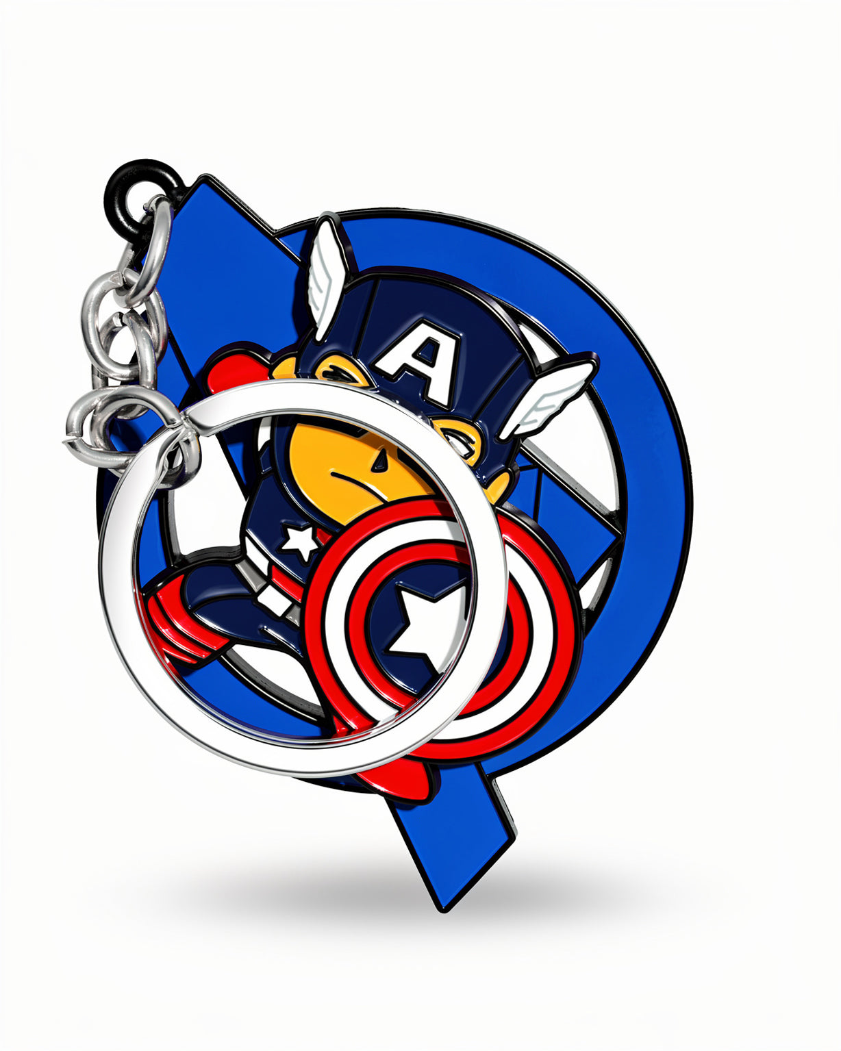 Revolving Metal Spinner keychain| Mix designs | Random Pack | All Diff Models