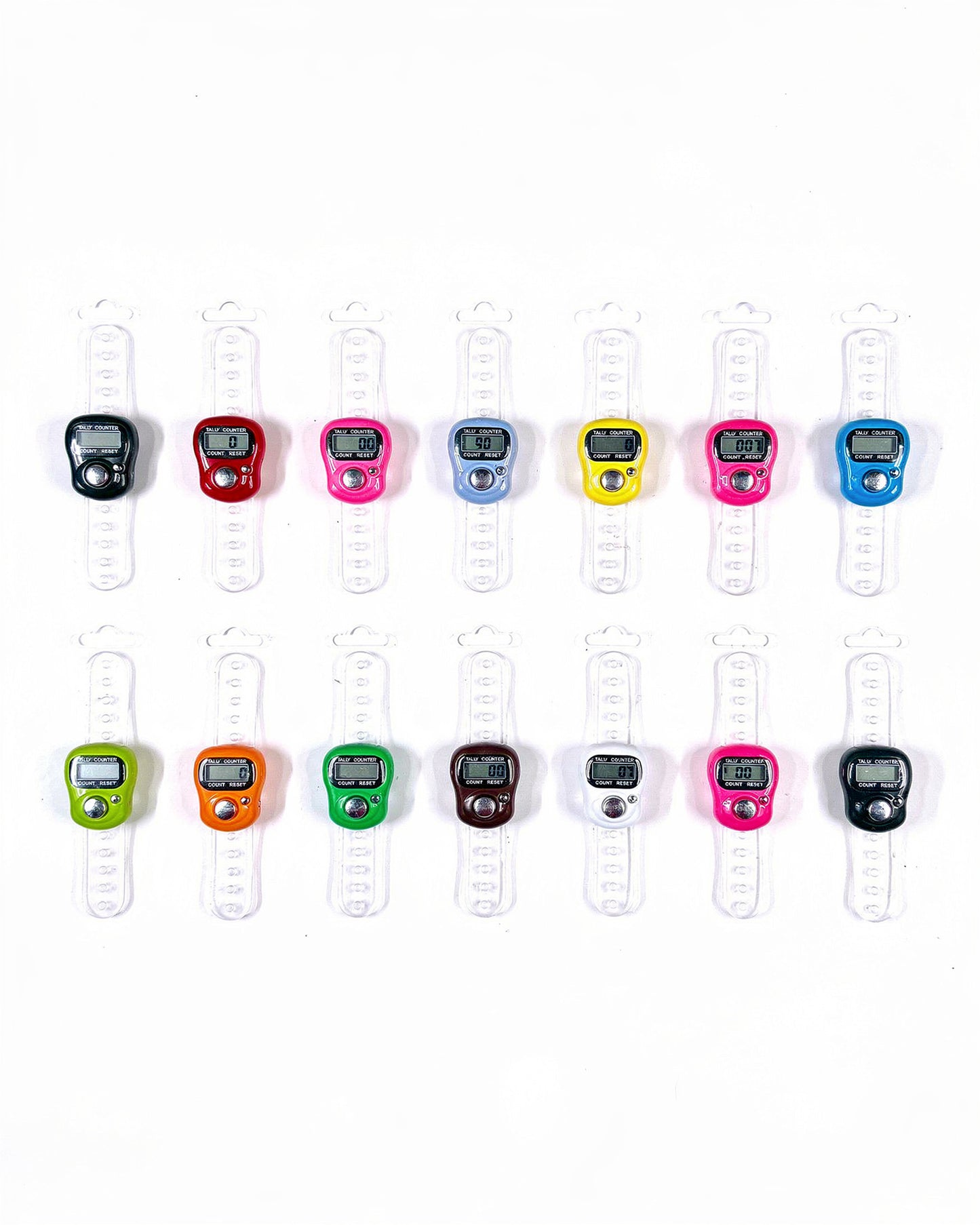 Digital Finger Ring Tally Counter (Multicolour)