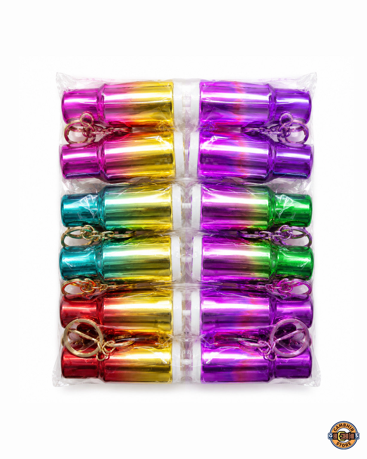 Hologrpahic Tumbler bag charm | Coins, Lipstick keeper |Mix colors Packet