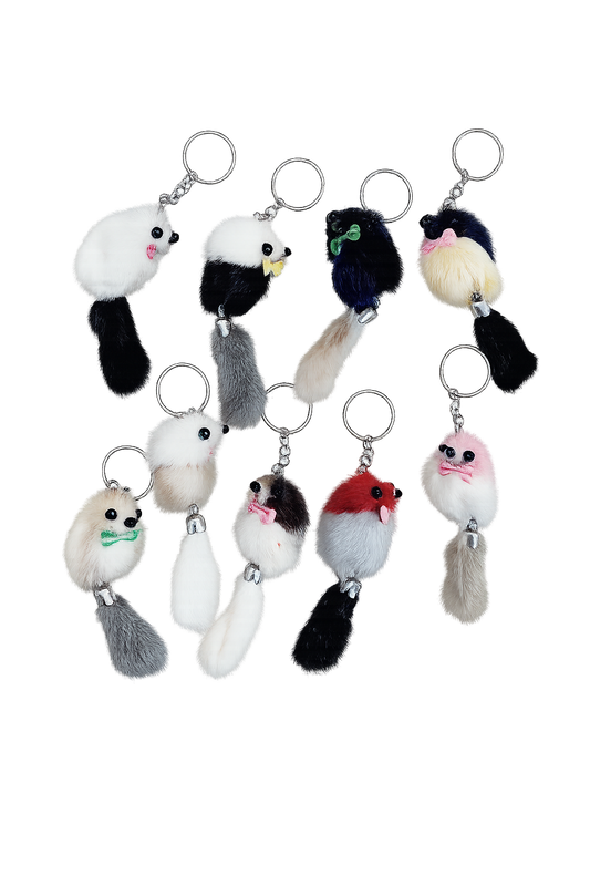 Small Squirrel Keychain