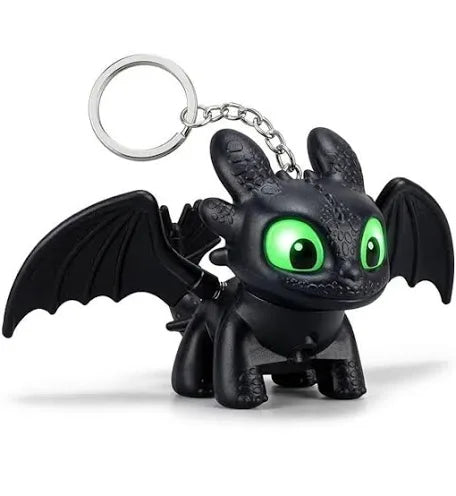 Dragon With LED Eyes And Moving Wings Keychain and bag charm | kids Favorite