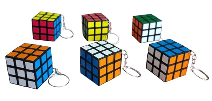 3cm x 3cm Puzzle Cube Keychains