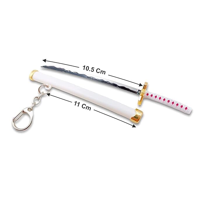 Anime Metal KATANA Keychain with cover - Multicolor keychain