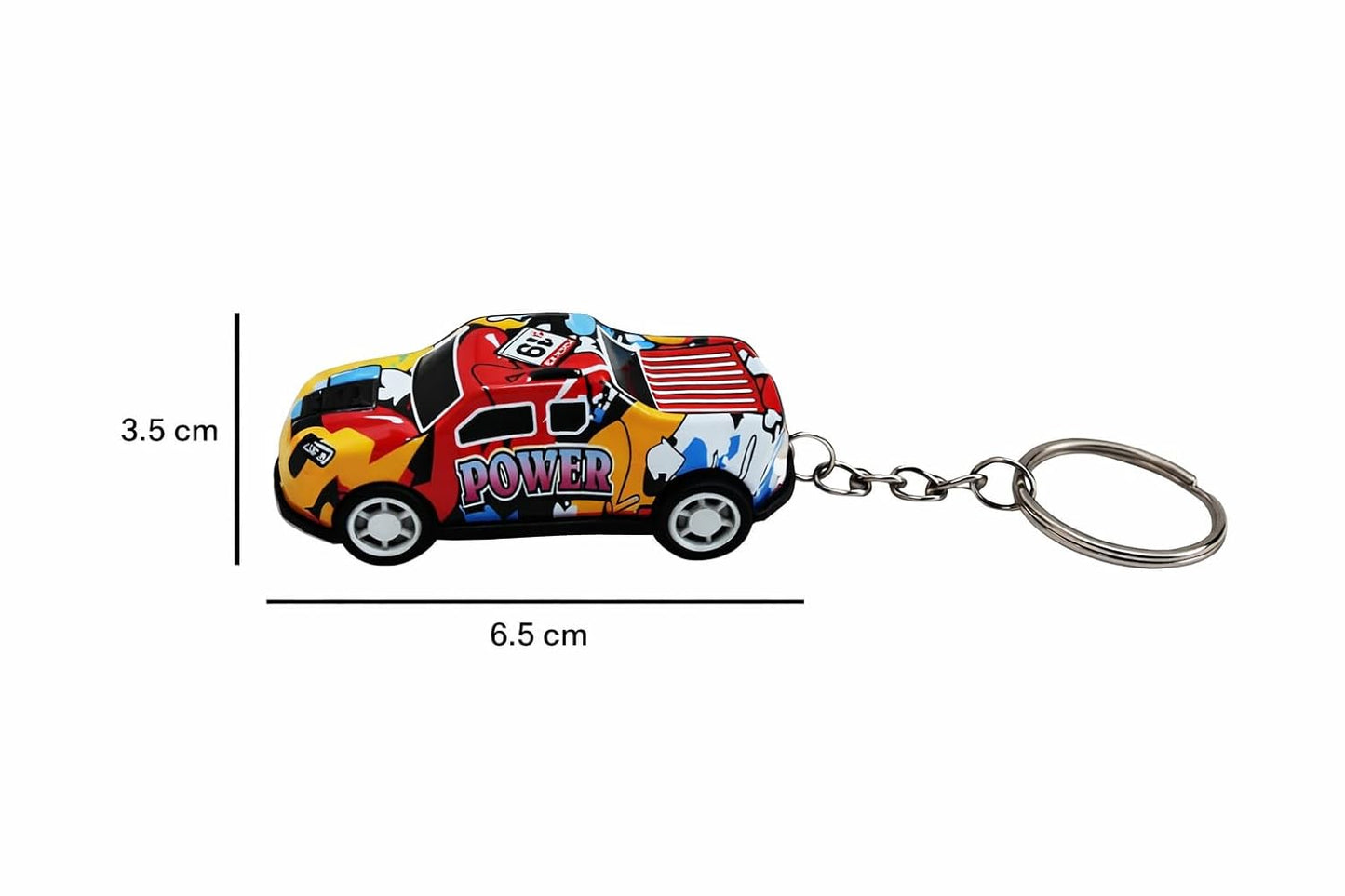Pull Back Race Car Keychains (Pack of 12)